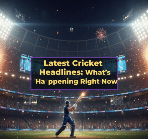 Latest Cricket Headlines: What’s Happening Right Now