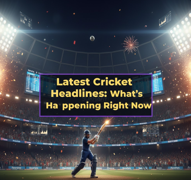 Latest Cricket Headlines: What’s Happening Right Now